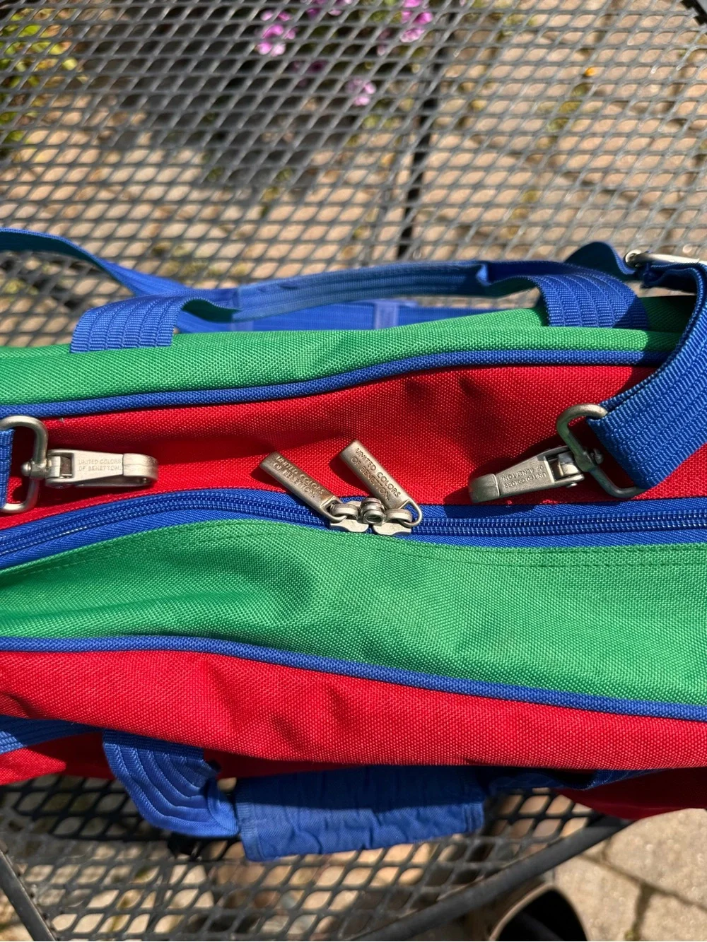 United Colors Of Benetton canvas duffel